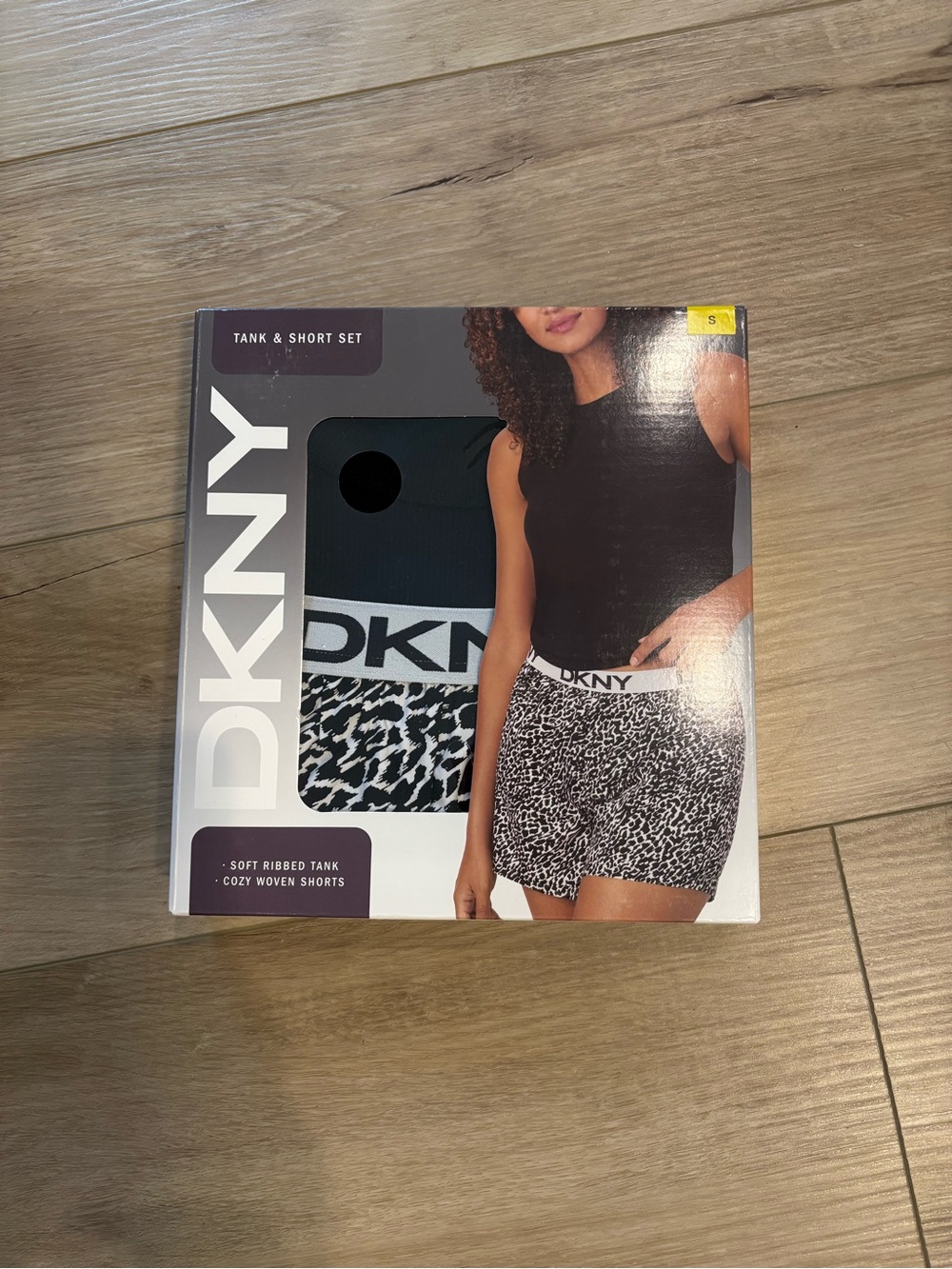 DKNY Tank & Animal Print Shorts Pajama Set NIB S 🖤